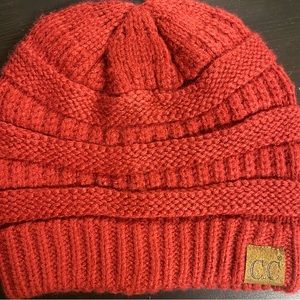 Red CC Beanie